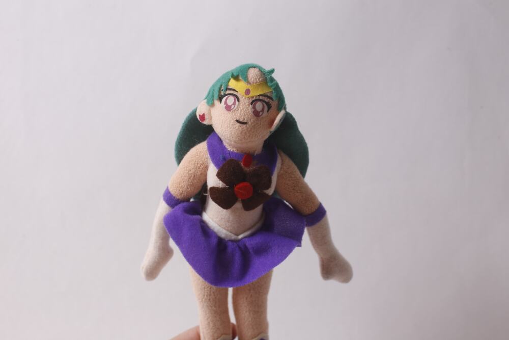 1990s Sailor Moon Sailor Pluto Plush Doll by Banpresto ~ 260812-WH 1071
